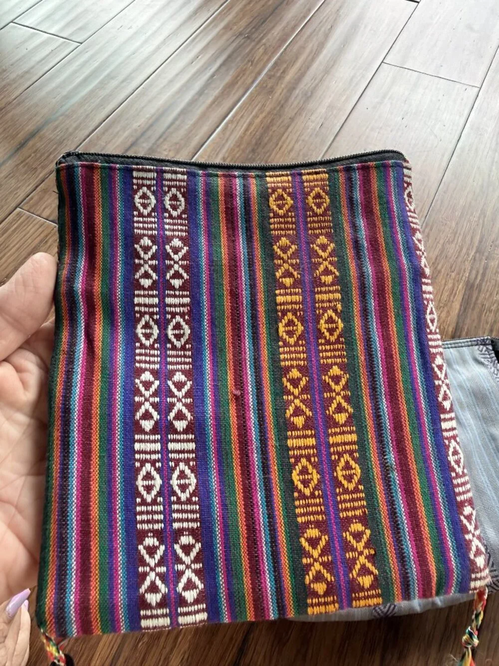 Handwoven Tibetan Brocade Pouch | Artisan Travel & Ritual Bag